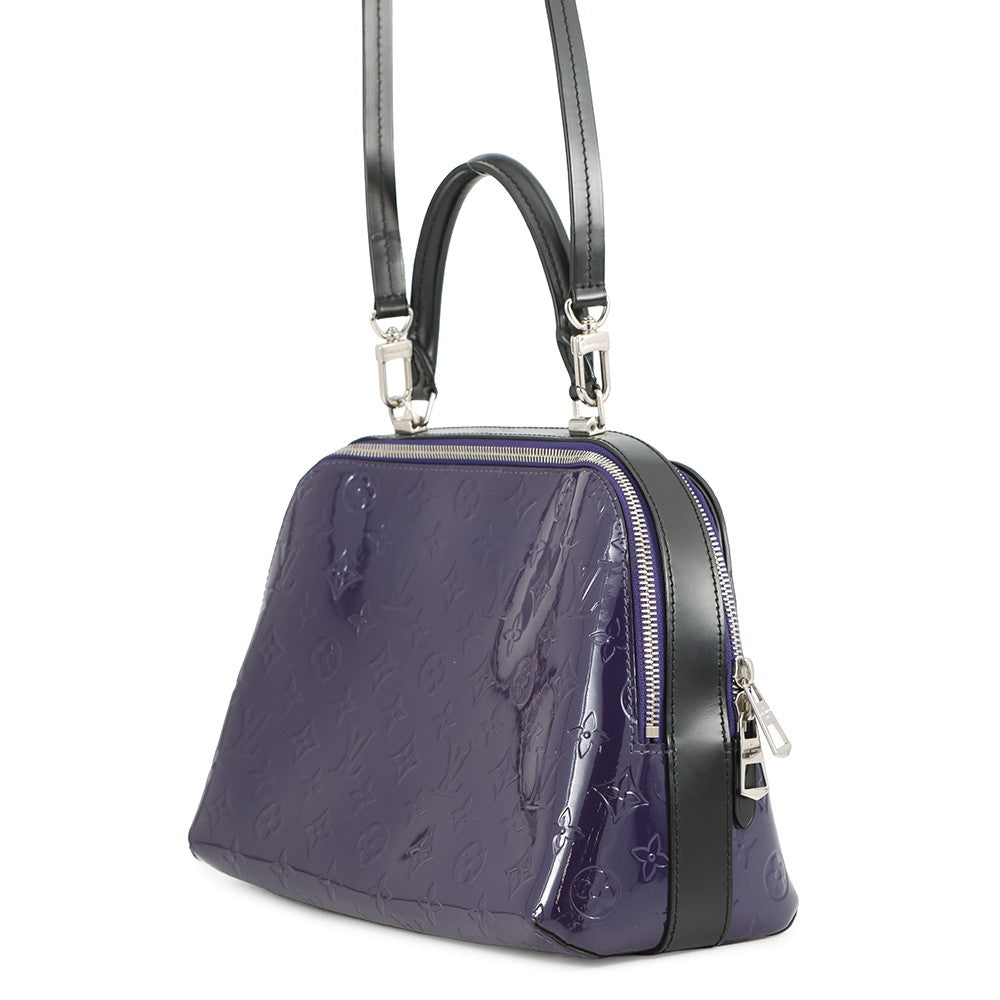 LOUIS VUITTON Melrose Purple NoirM42696 Monogram Vernis Leather