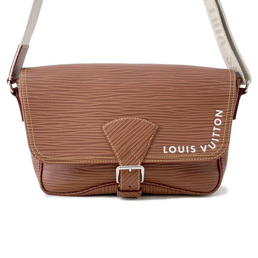 LOUIS VUITTON Montsouris Messenger BrownM23097 Epi XL Calf Leather
