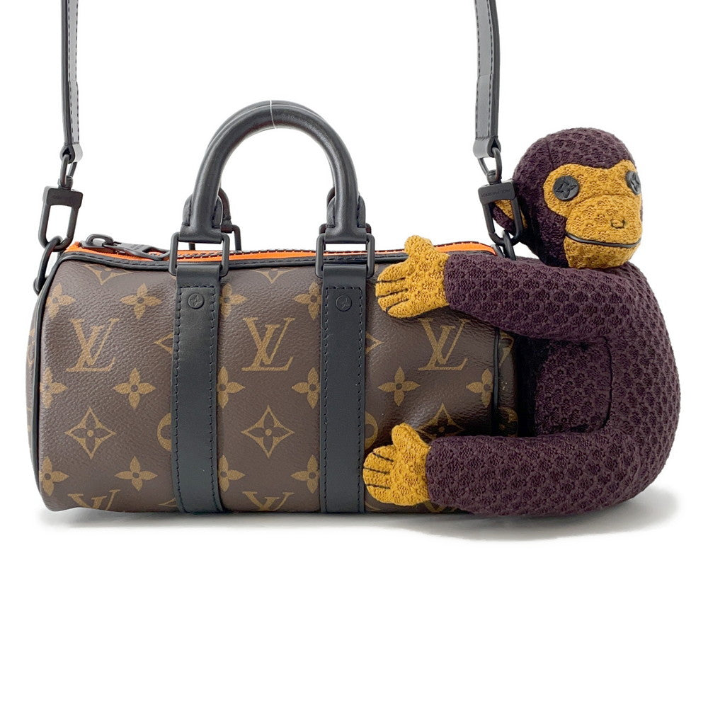 LOUIS VUITTON LV Friend Monkey Keepall BrownM80118 Monogram Size XS