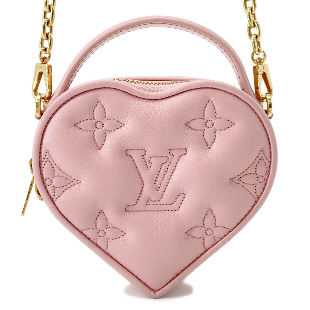 LOUIS VUITTON Pop My Heart Pouch PinkM82526 Monogram Leather