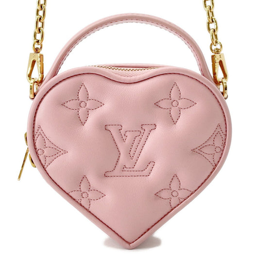 LOUIS VUITTON Pop My Heart Pouch PinkM82526 Monogram Leather