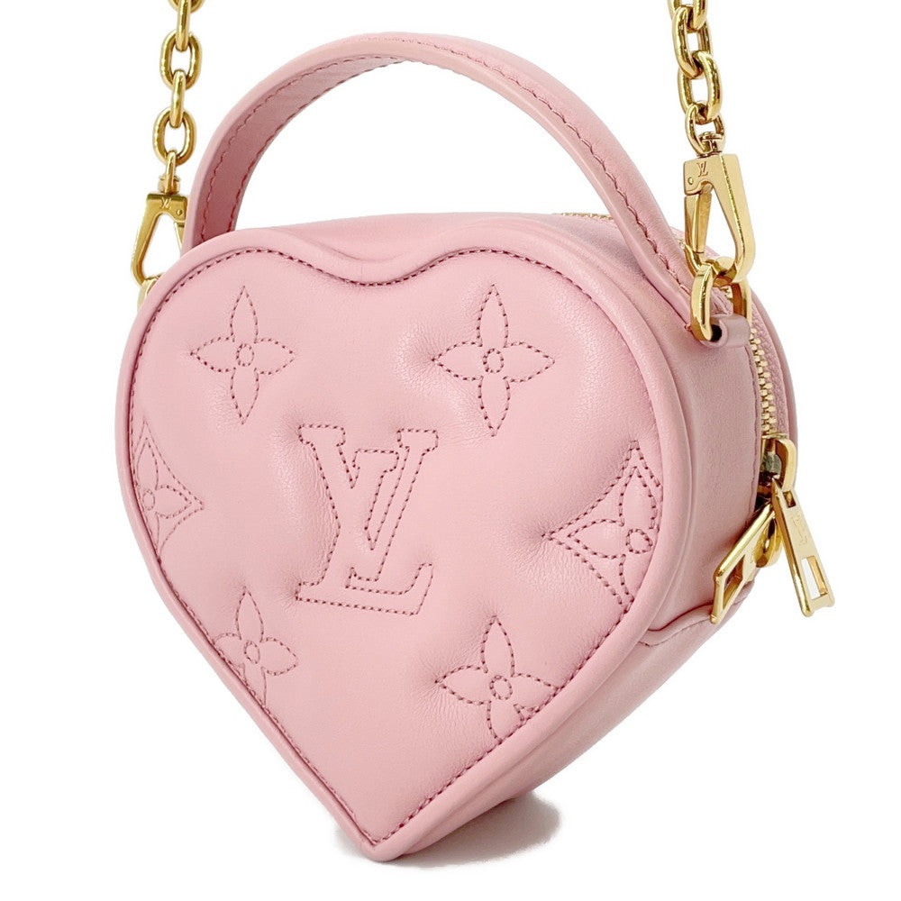 LOUIS VUITTON Pop My Heart Pouch PinkM82526 Monogram Leather