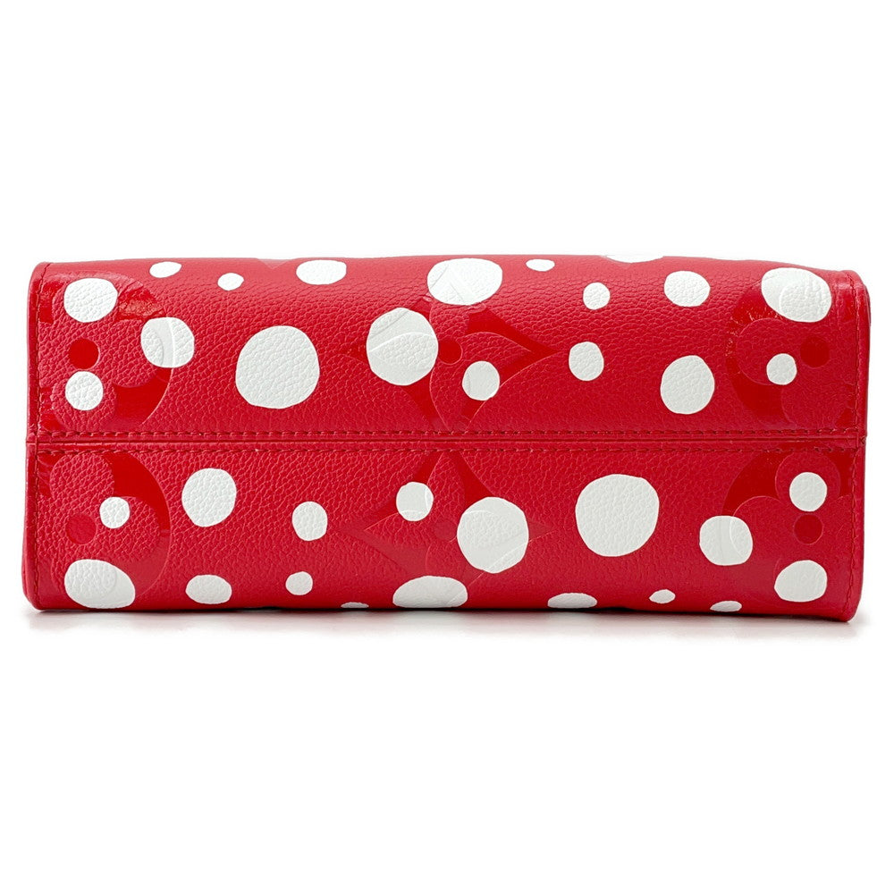 LOUIS VUITTON LVxYK Onthego Rouge WhiteM46412 Monogram Empreinte Leather Infinity Dot Size PM