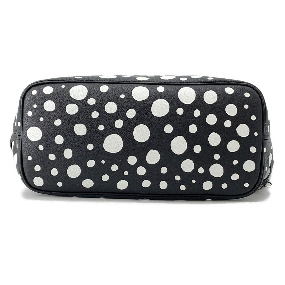 LOUIS VUITTON LV YK Neverfull Noir BlancM46390 Monogram Empreinte Leather Infinity Dot Size MM