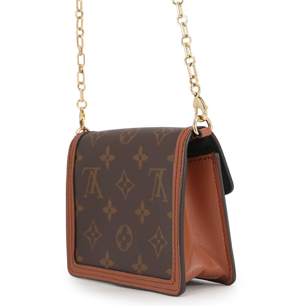 LOUIS VUITTON Pico Dauphine NoirM82749 Monogram Monogram Reverse Canvas