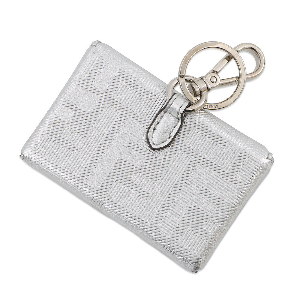 FENDI Nano Bucket Bag Charm Silver/Black7AS206 Leather