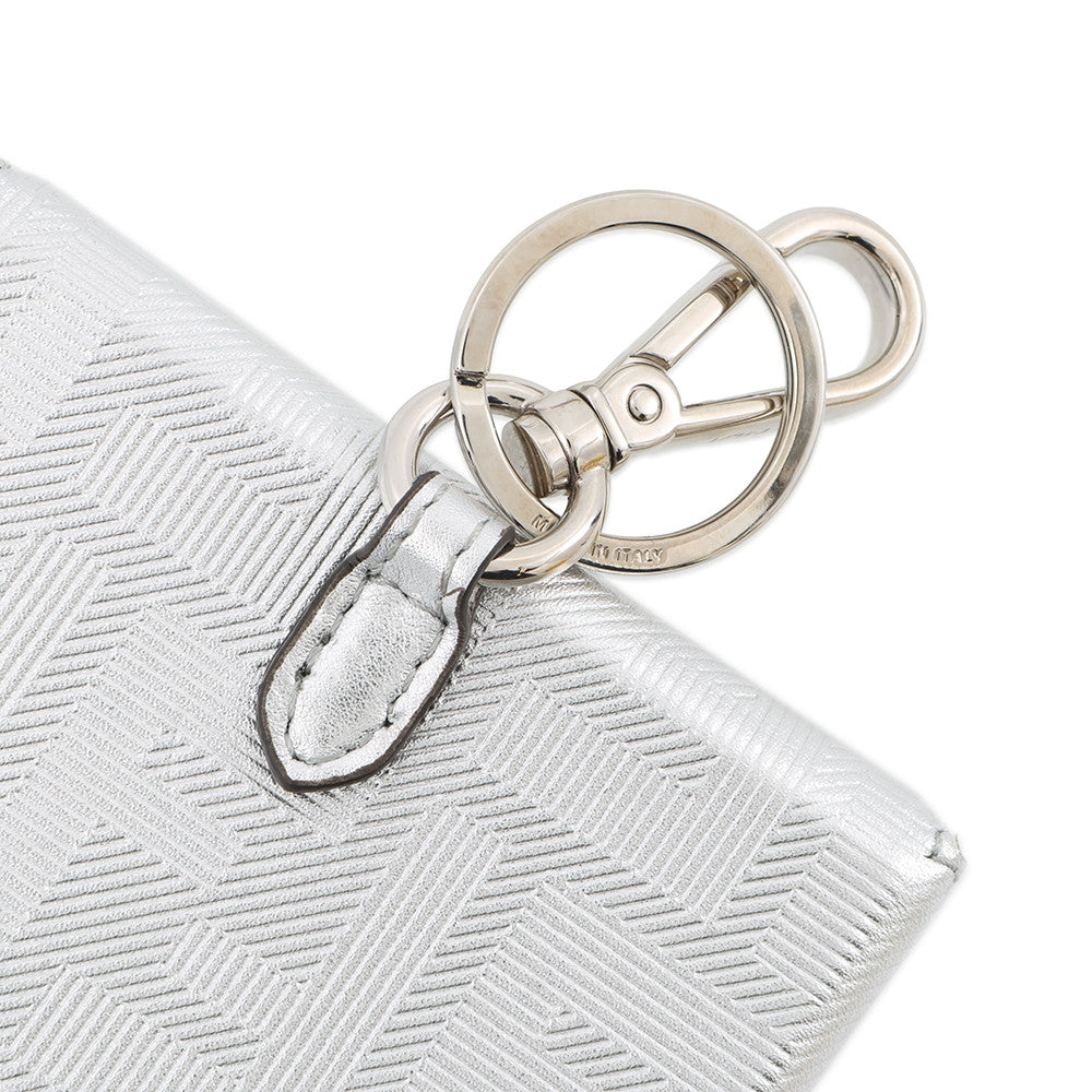 FENDI Nano Bucket Bag Charm Silver/Black7AS206 Leather
