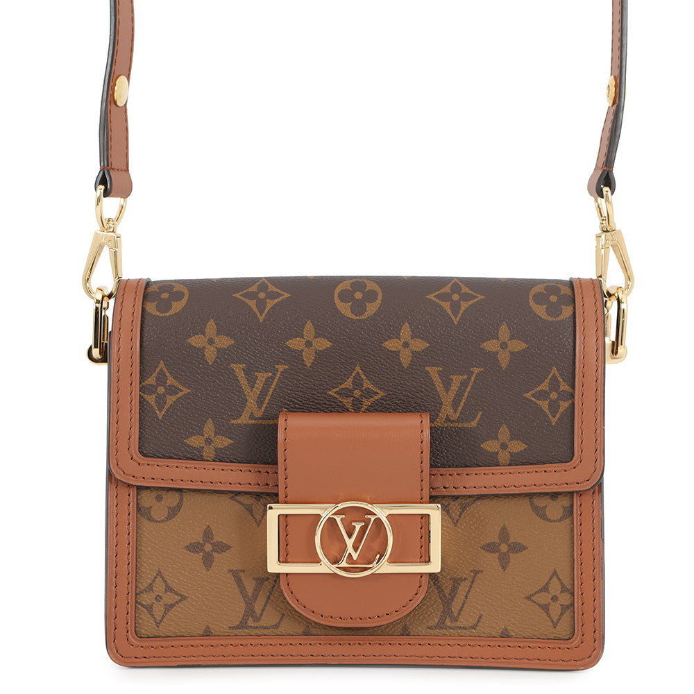 LOUIS VUITTON Dauphine mini NoirM45959 Monogram Monogram Reverse Canvas Size MINI