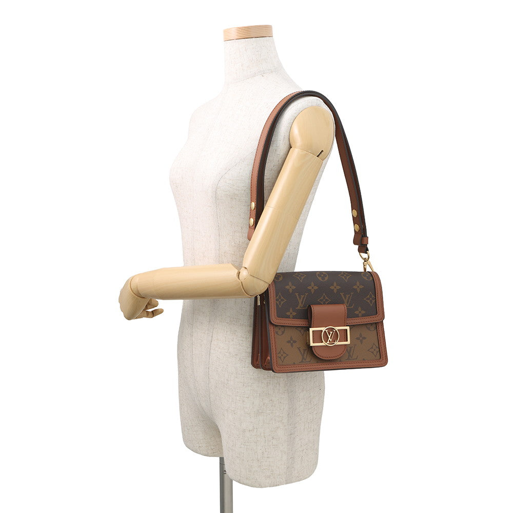 LOUIS VUITTON Dauphine mini NoirM45959 Monogram Monogram Reverse Canvas Size MINI