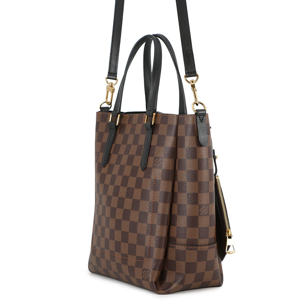 LOUIS VUITTON Belmont NV NoirN60348 Damier Ebene Canvas Size BB