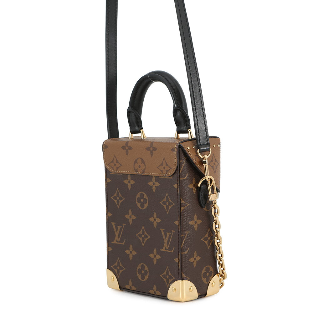 LOUIS VUITTON Camera box NoirM82465 Monogram Monogram Reverse Canvas