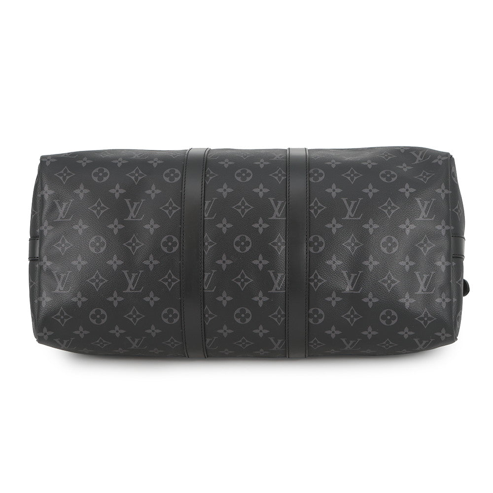 LOUIS VUITTON Keepall Bandouliere NoirM40569 Monogram Eclipse Size 45