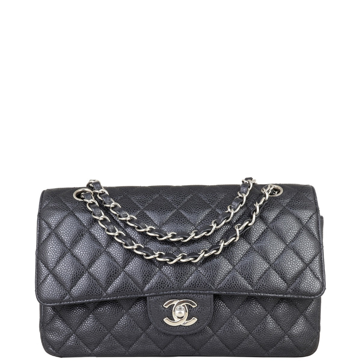 Chanel Classic Double Flap Medium |Silver Hardware 12 Series