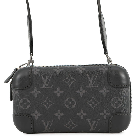 LOUIS VUITTON Horizon Clutch NoirM45579 Monogram Eclipse