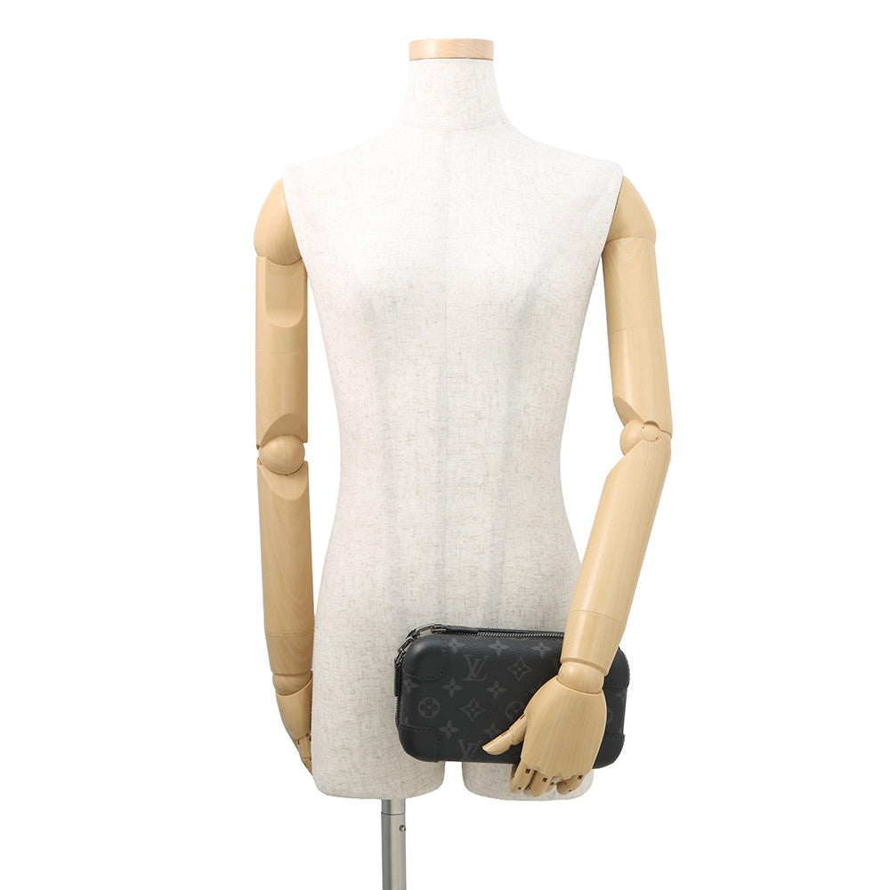 LOUIS VUITTON Horizon Clutch NoirM45579 Monogram Eclipse