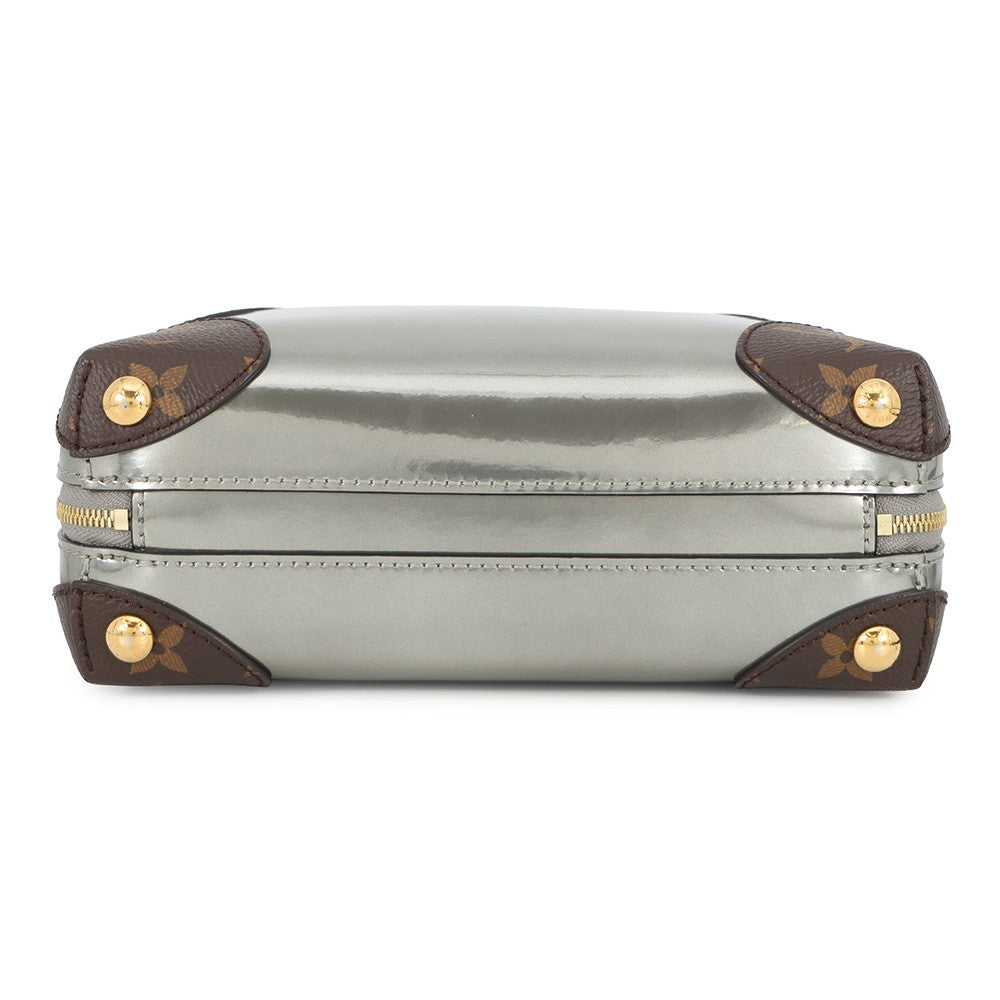 LOUIS VUITTON Vernis Miroir Venice Gris MetalM52758 Monogram Patent Leather