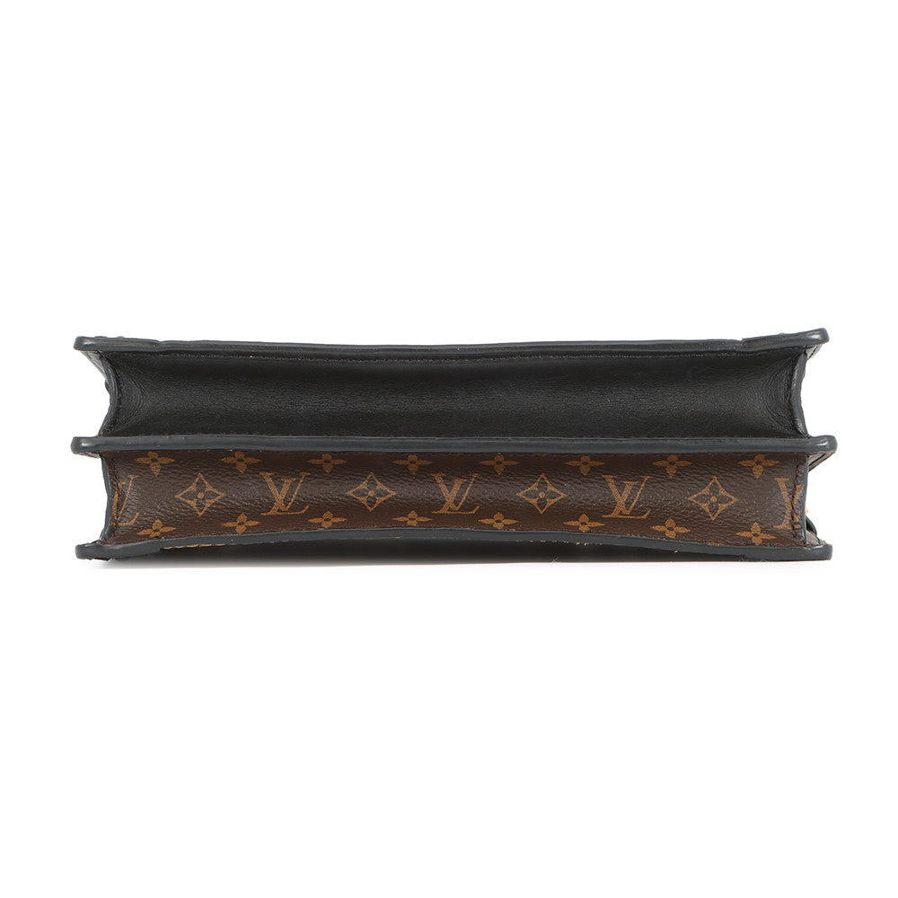 LOUIS VUITTON Trunk Clutch BrownM43596 Monogram Monogram Reverse Canvas