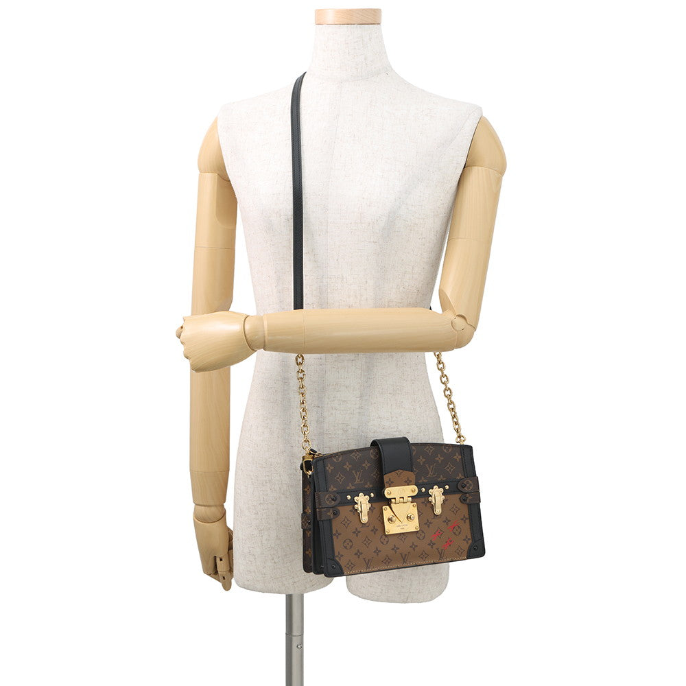 LOUIS VUITTON Trunk Clutch BrownM43596 Monogram Monogram Reverse Canvas