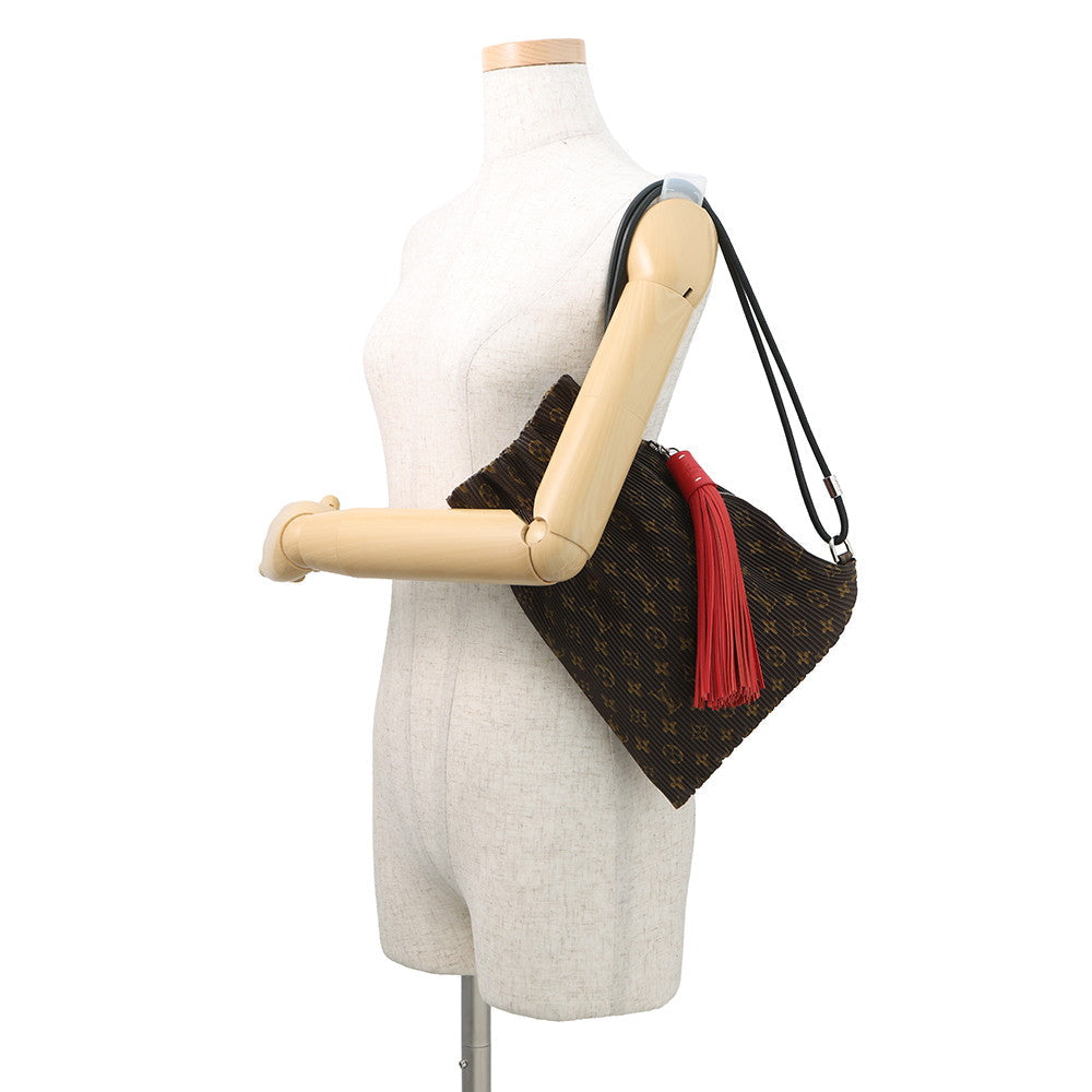 LOUIS VUITTON Pouch Explorer Noir RedM62232 Monogram