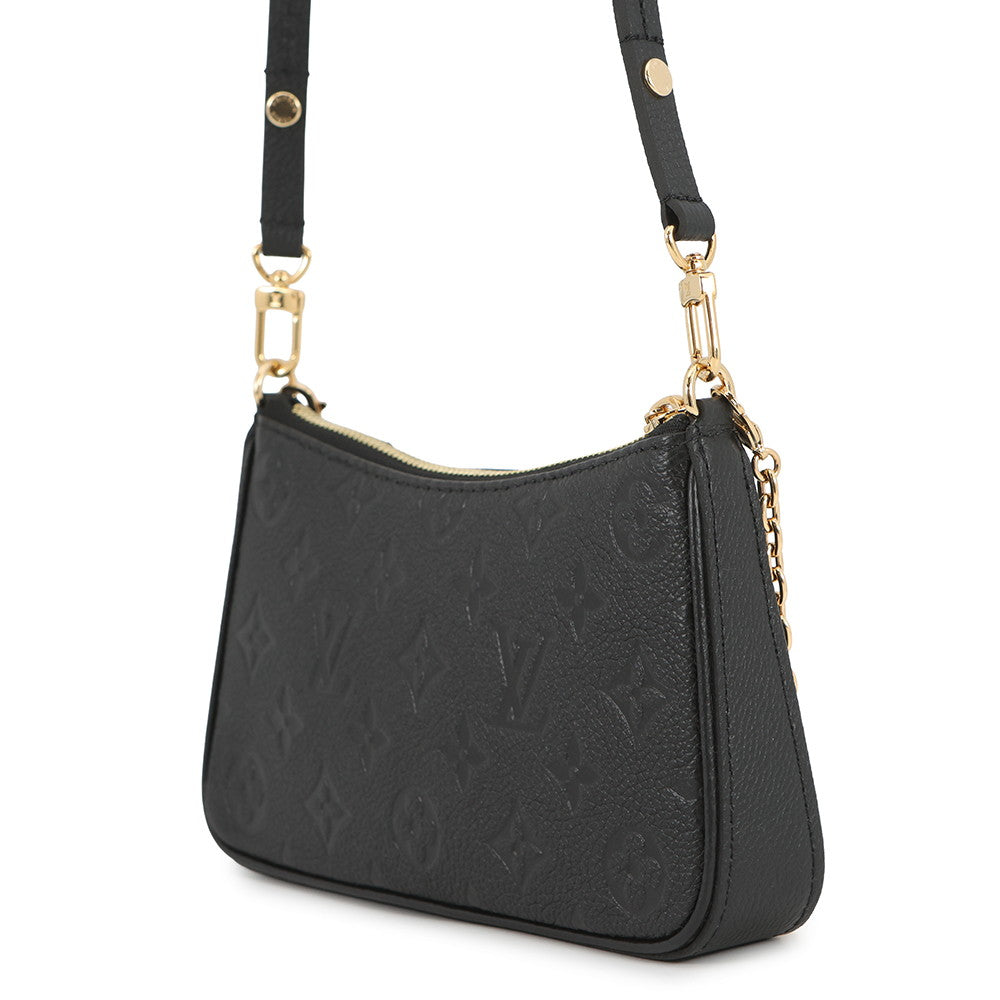 LOUIS VUITTON Easy Pouch NoirM80349 Monogram Empreinte Leather