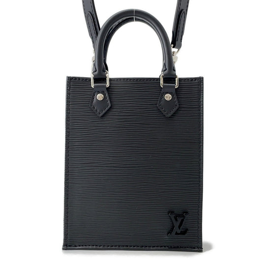 LOUIS VUITTON Petit Sac Plat NoirM69441 Epi Leather