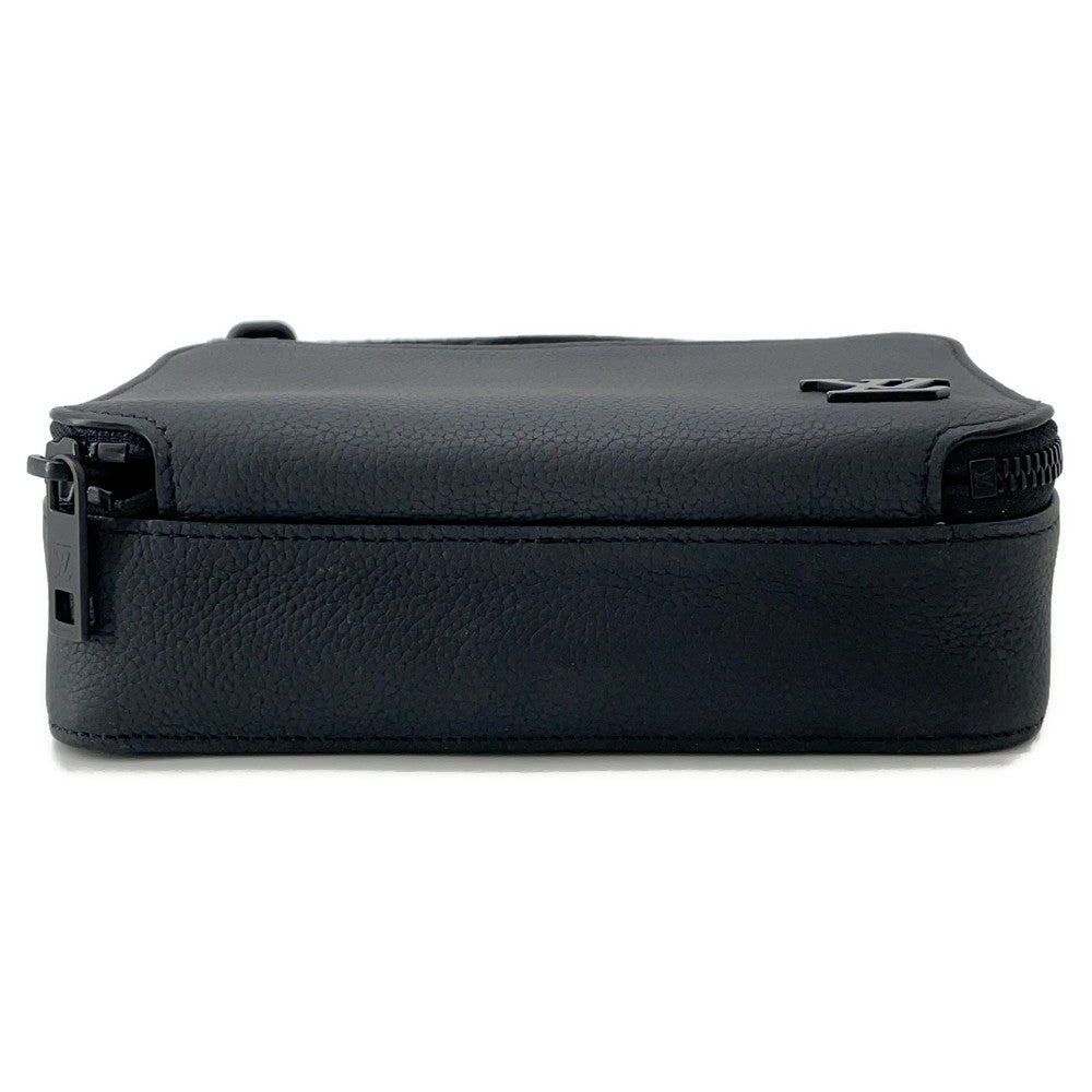 LOUIS VUITTON Alpha Wearable Wallet NoirM59161 Grained Calf Leather LV Aerogram