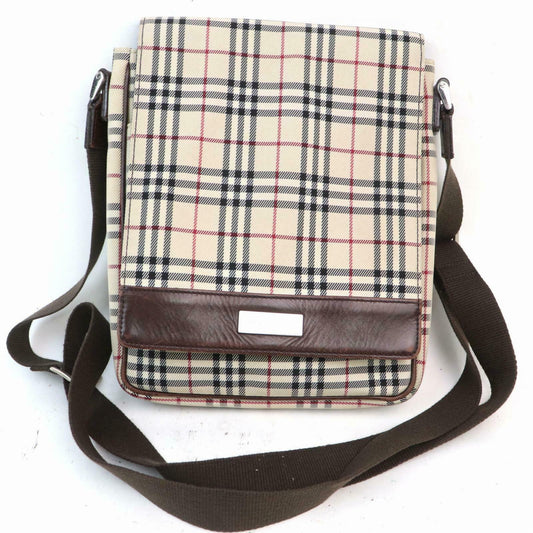 Burberry Shoulder Bag Beige Nylon (SHC7-10001)
