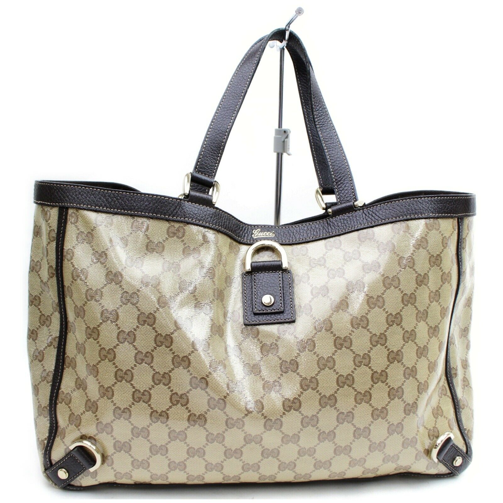 Gucci Leather Patent Leather Tote Style 3