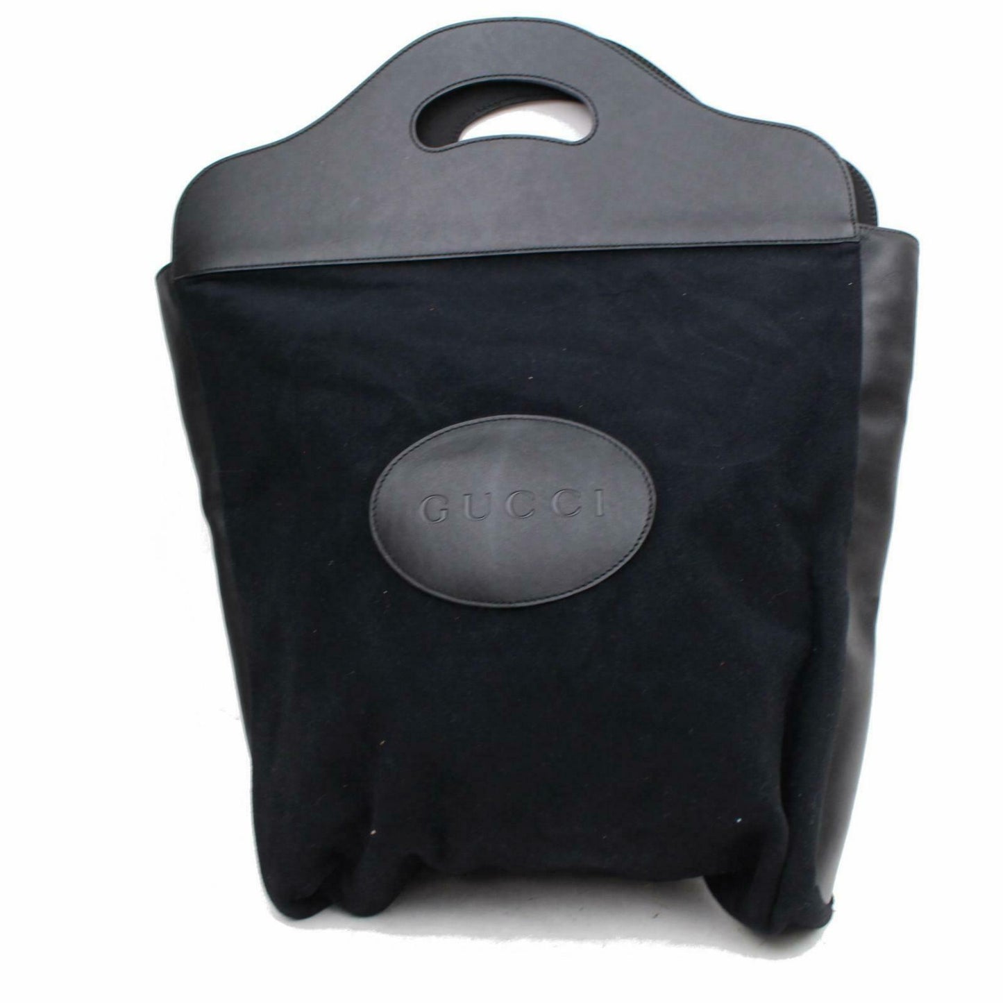 Gucci Black Leather Tote Style 22