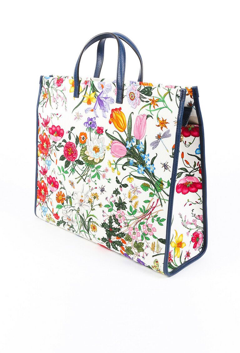 Gucci Flora Canvas Tote Style 1