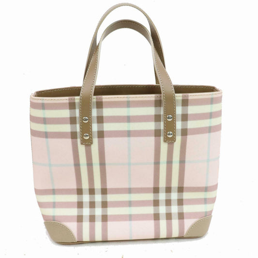 Burberry London Tote Bag Pink PVC (SHC1-14353)
