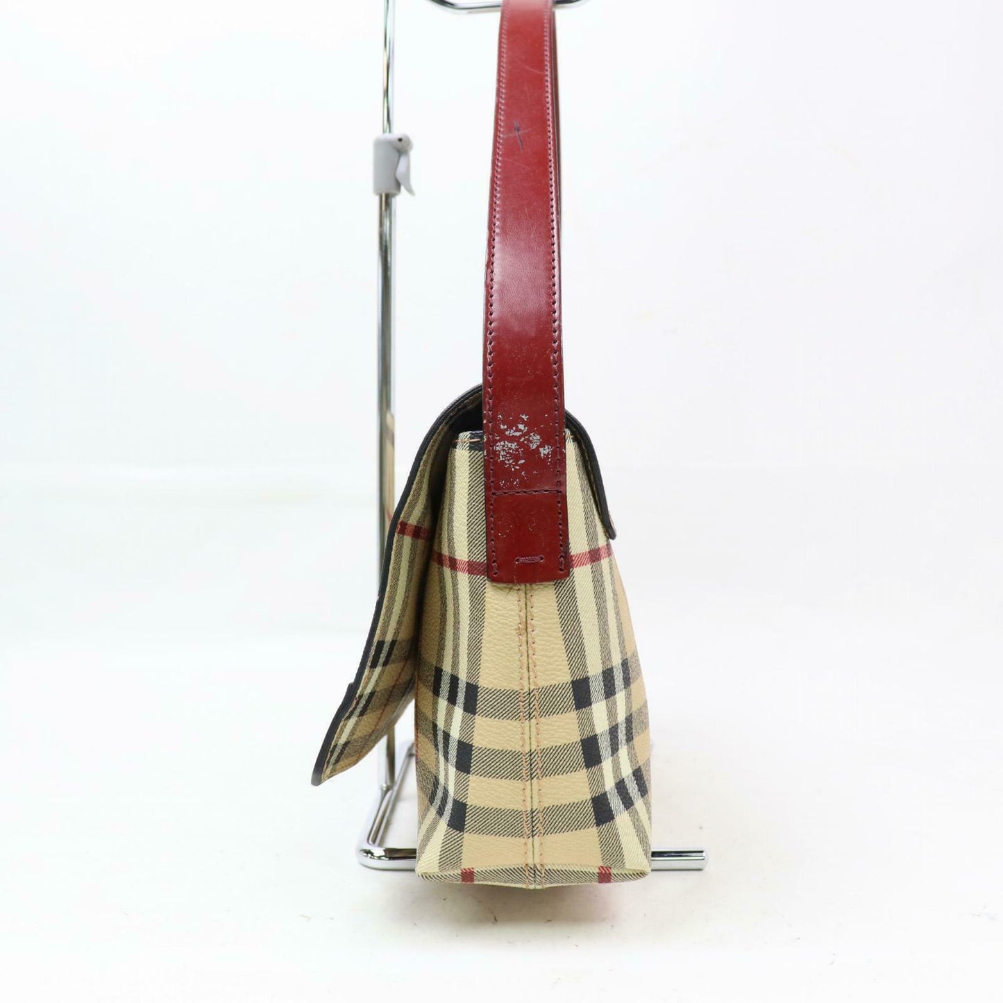 Burberry Hand Bag Cream PVC (SHC1-14431)
