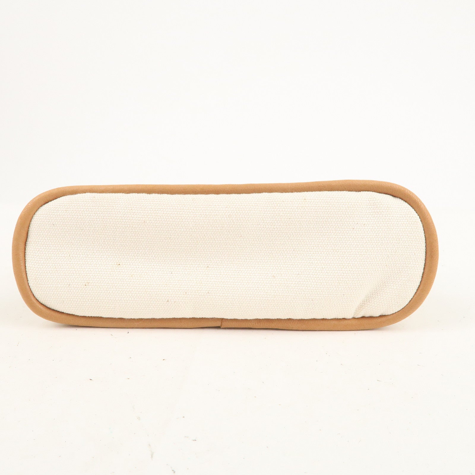 Luxury Hermes Set of 2 Bolide Pouch MM & Mini Canvas Leather Ivory Red