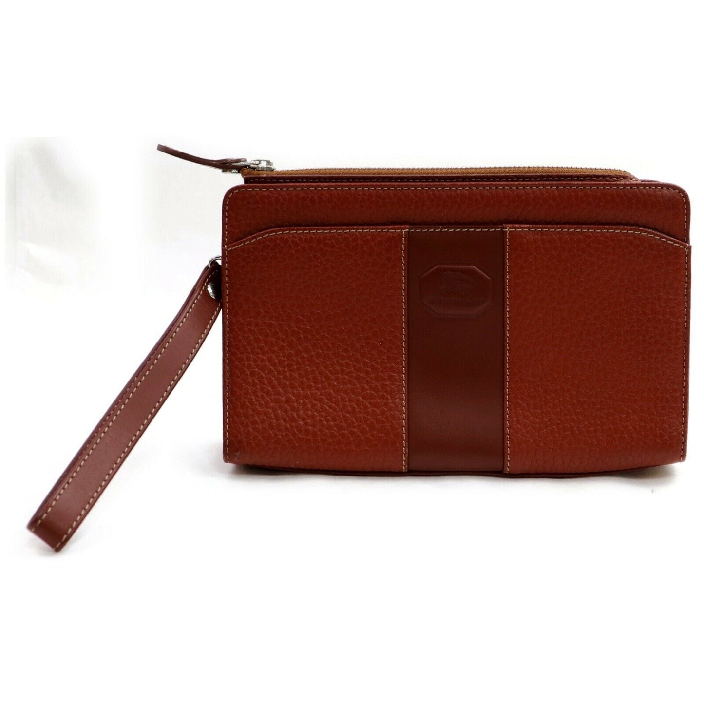 Burberry London Clutch Brown Leather (SHC7-10163)