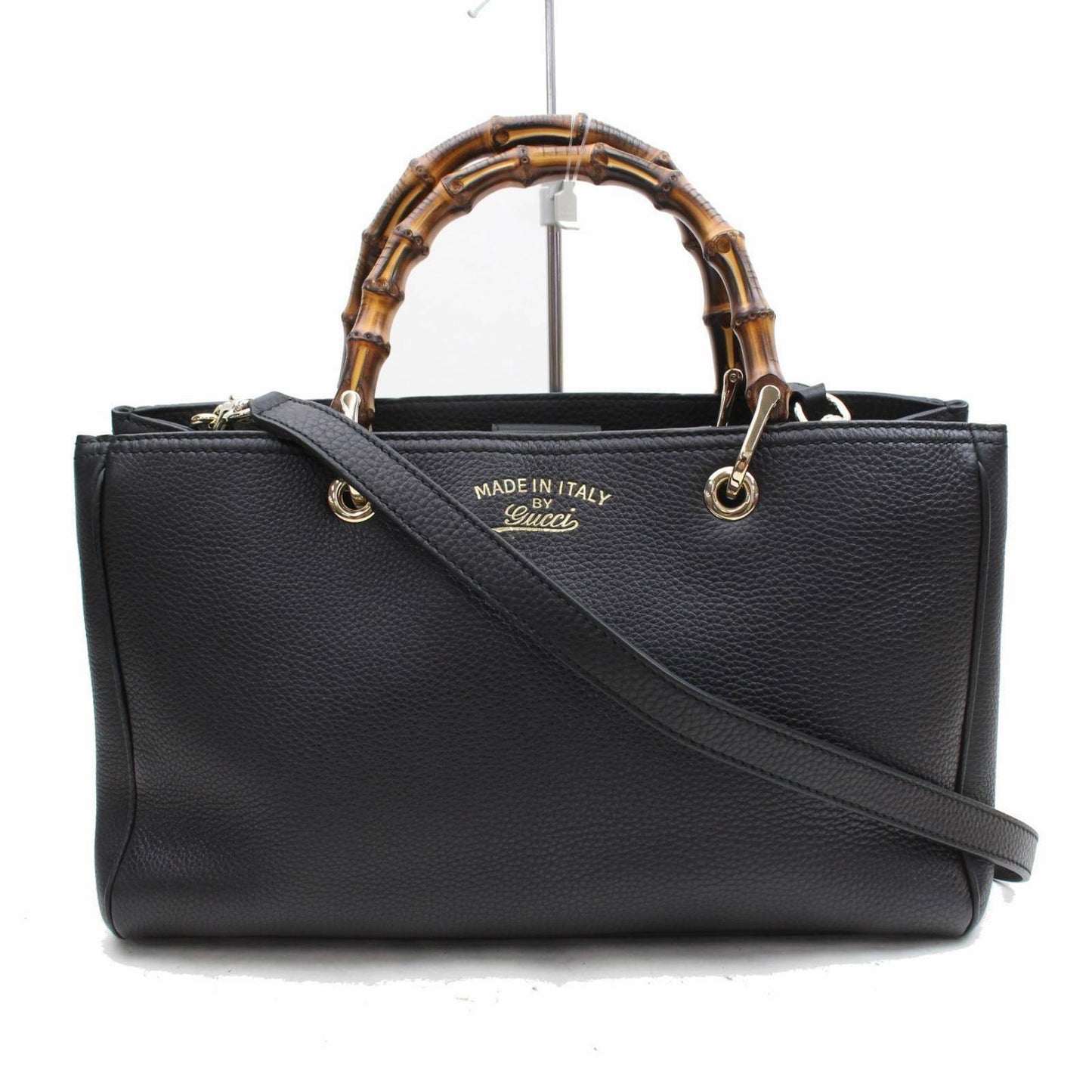 Gucci Black Leather Tote Style 6