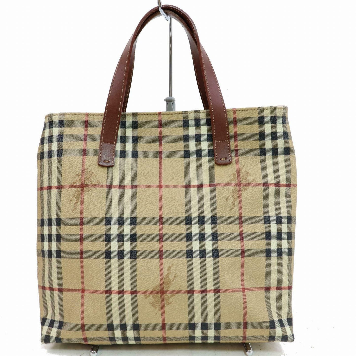 Burberry London Tote Bag Brown PVC (SHC1-14502)