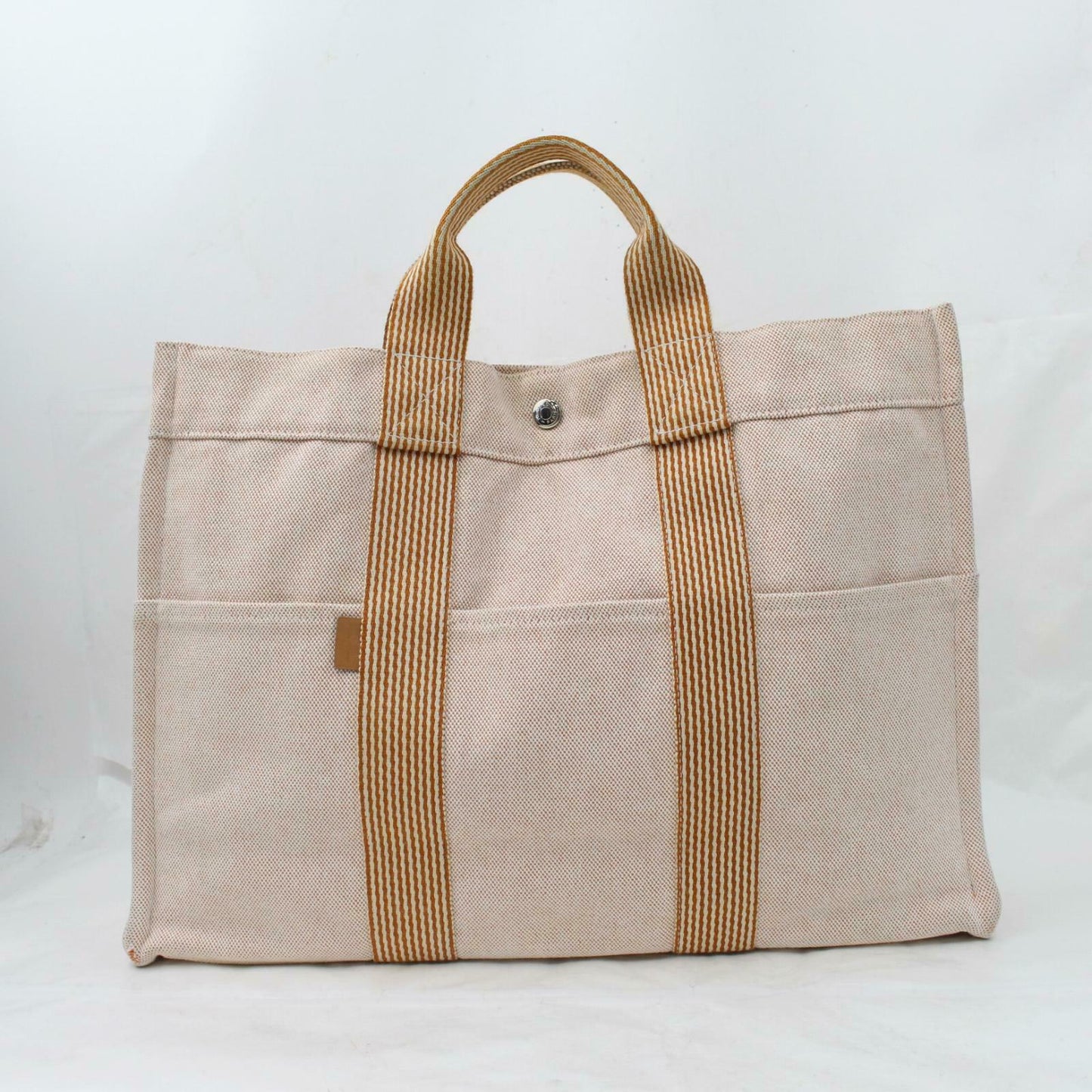 Luxury Hermes Tote Bag New Fourre Tout Tote Beige Canvas ( -16191)