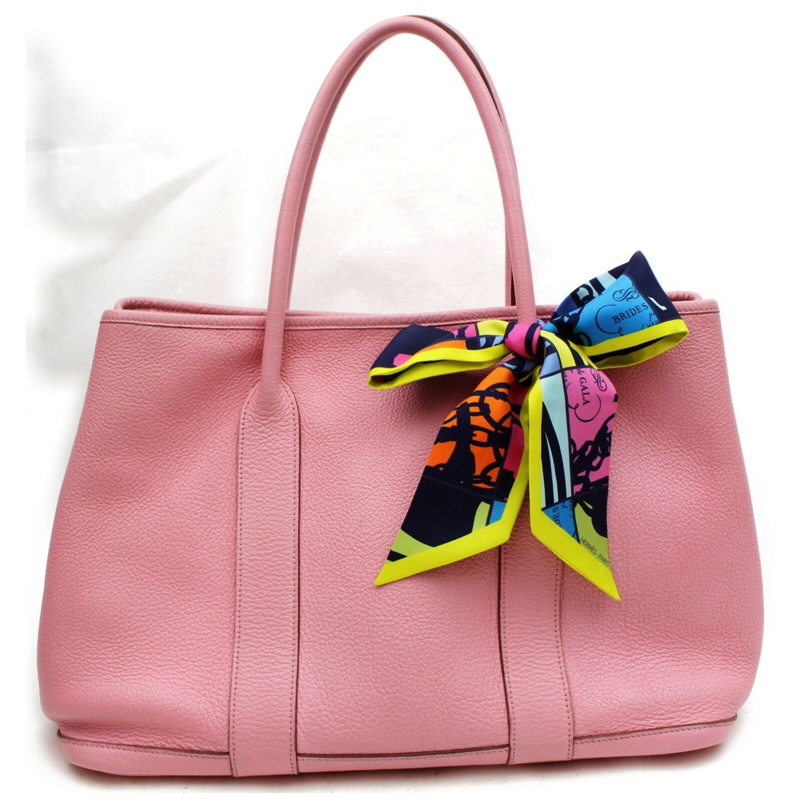 Luxury Hermes Tote Bag Garden Party Pm Pink Negonda Leather ( -16970)