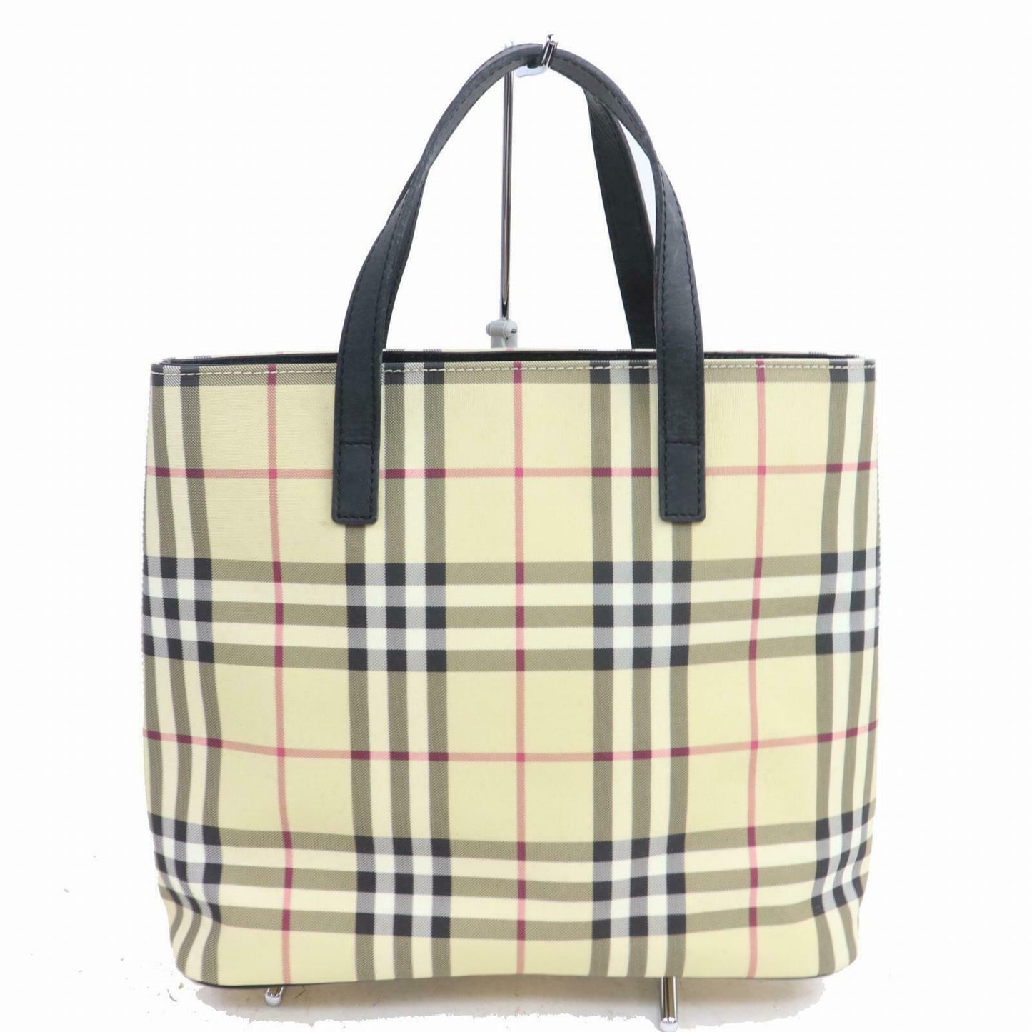 Burberry London Tote Bag Beige PVC (SHC1-14338)