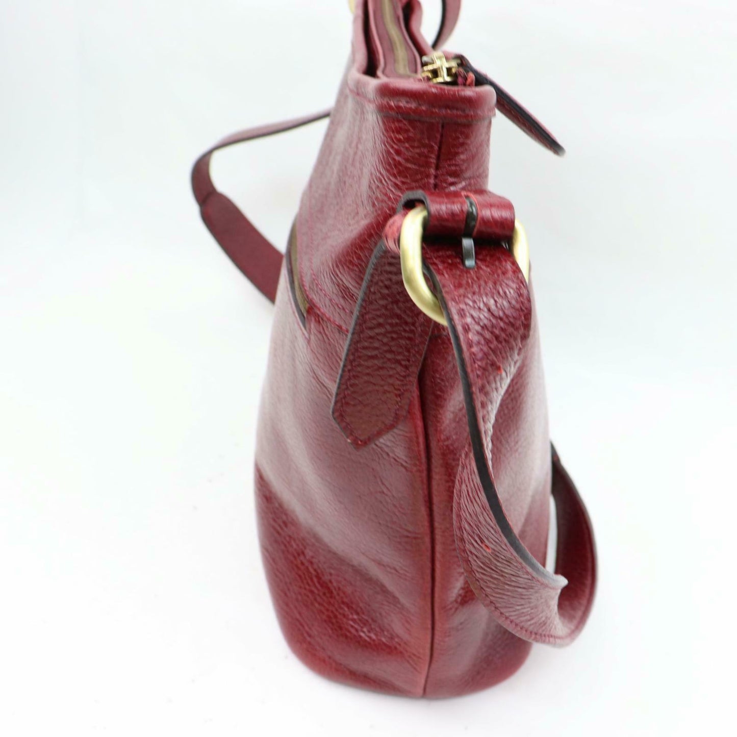 Burberry Shoulder Bag Red Leather (SHC1-14332)