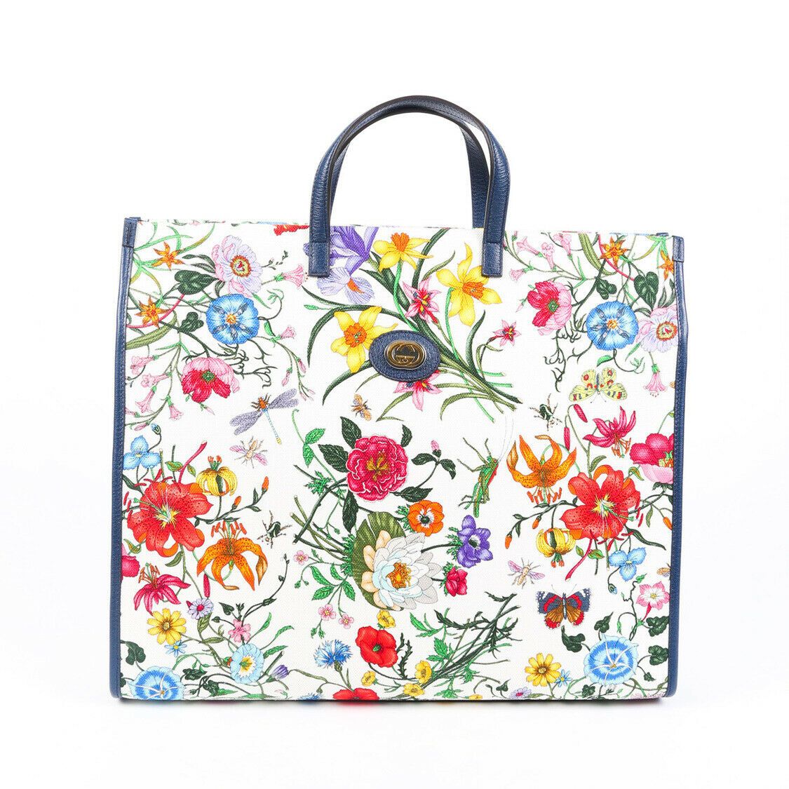 Gucci Flora Canvas Tote Style 1
