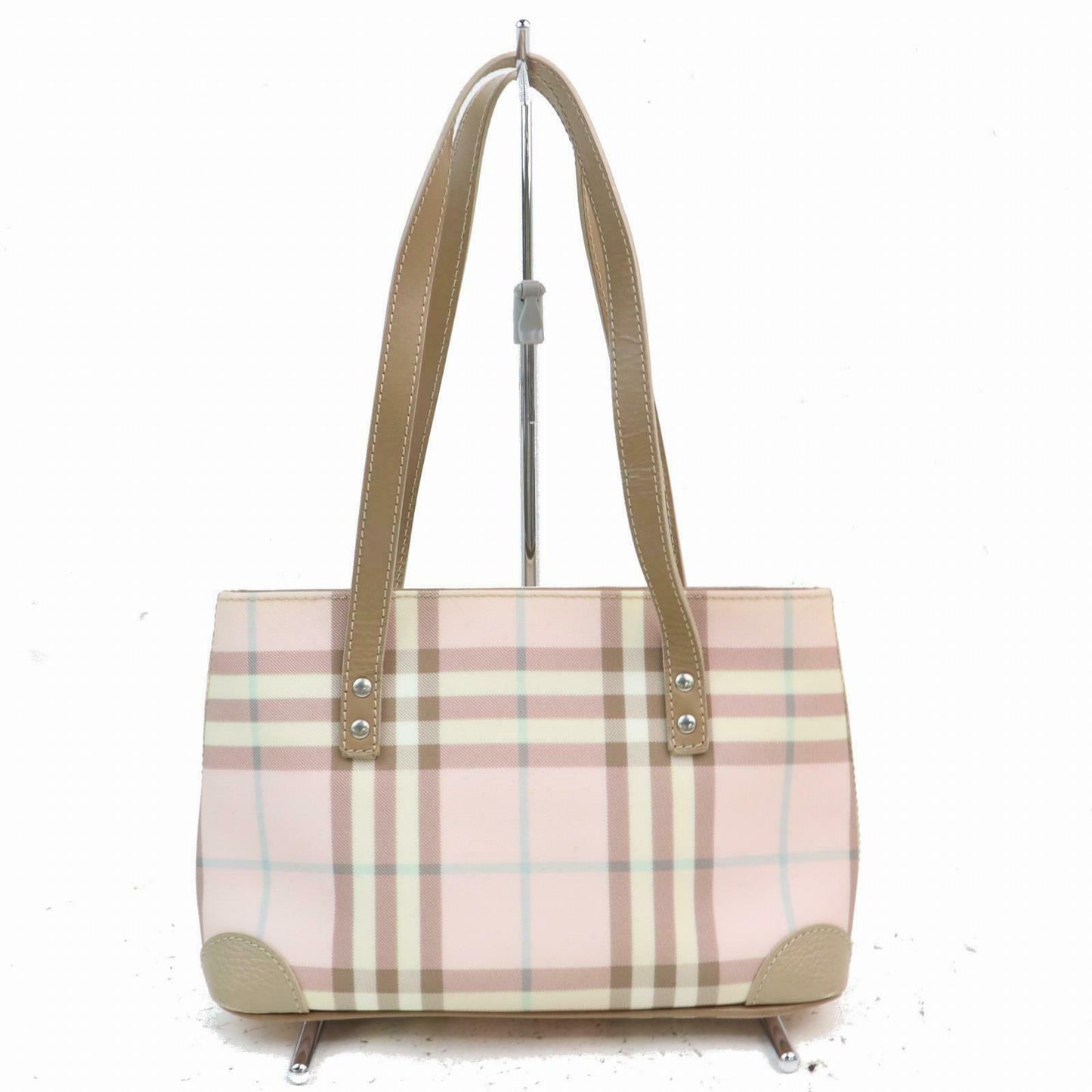 Burberry London Hand Bag Pink PVC (SHC7-10047)