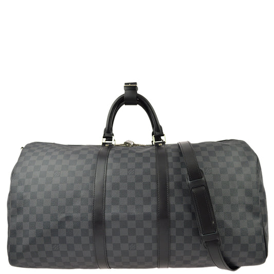 Louis Vuitton Damier Graphite Keepall Bandouliere 55 Bag M41413