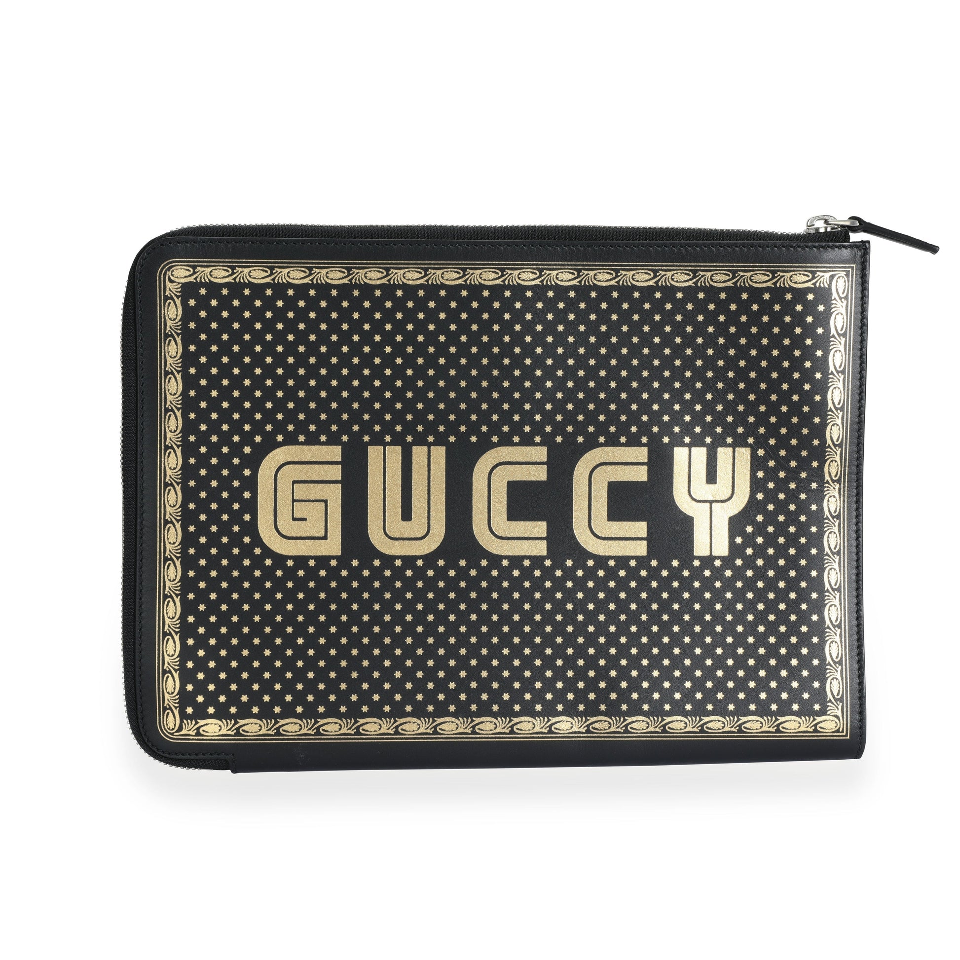 Gucci Pochette Leather Clutch