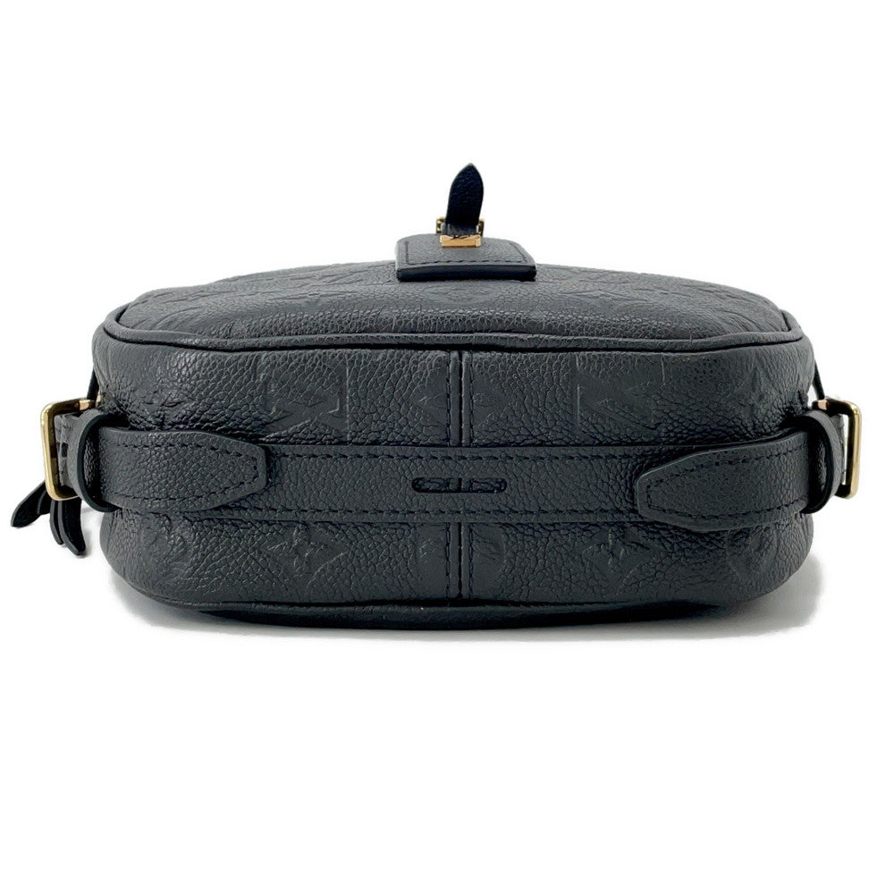 LOUIS VUITTON Boite Chapeau Souple NoirM45649 Monogram Empreinte Leather Size MM