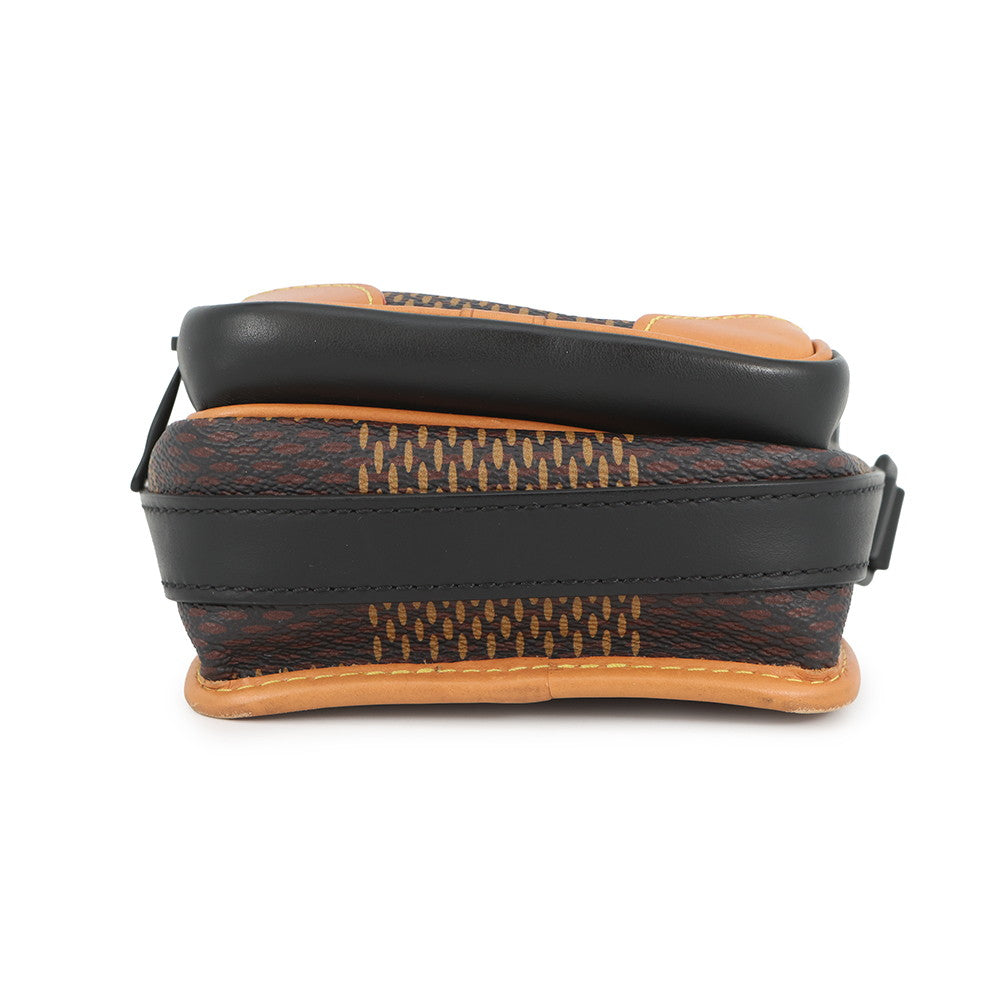 LOUIS VUITTON Amazon Messenger NoirN40357 Damier Ebene Canvas Giant Monogram