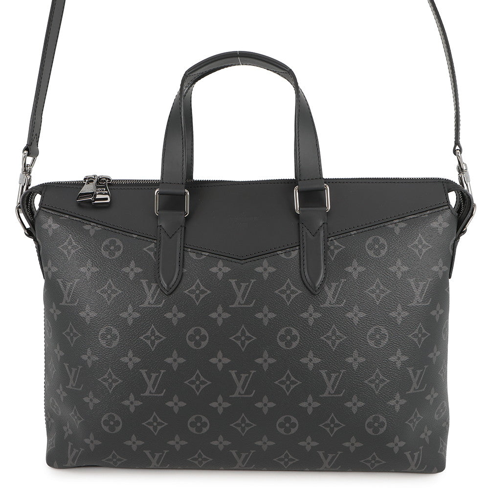 LOUIS VUITTON Fragment Briefcase Explorer NoirM43279 Monogram Eclipse