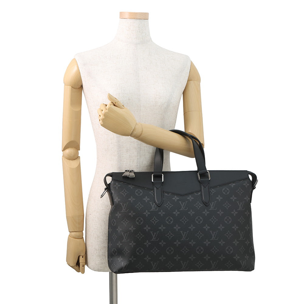 LOUIS VUITTON Fragment Briefcase Explorer NoirM43279 Monogram Eclipse