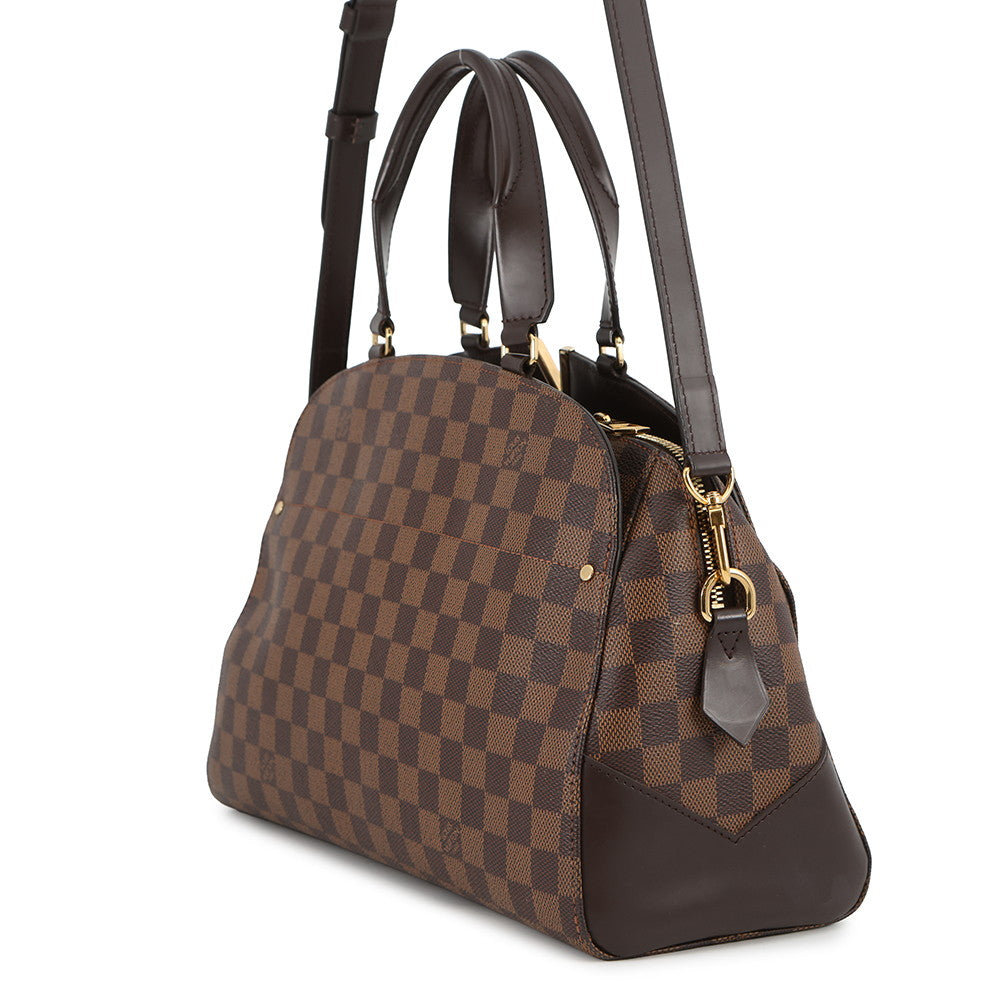LOUIS VUITTON Kensington Bowling Brown BeigeN41505 Damier Ebene Canvas