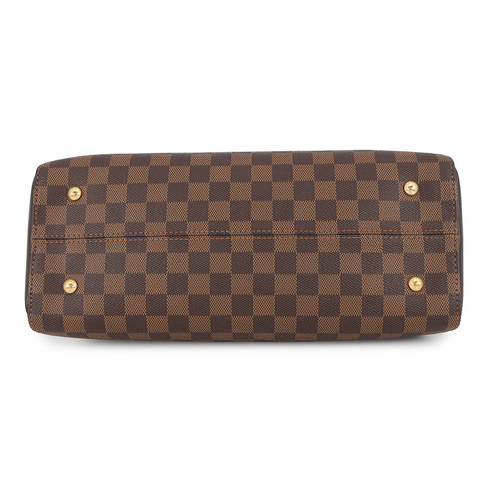 LOUIS VUITTON Kensington Bowling Brown BeigeN41505 Damier Ebene Canvas